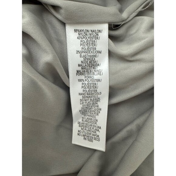 Alex Evenings Gray Sparkly Lace Sequin Dress Size 24W 3X Wedding Mother of Bride - Picture 6 of 7